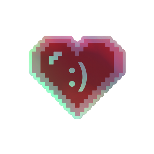 Love Heartily, Holographic Sticker